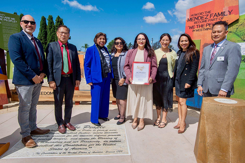 Mendez Freedom Trail Dedication Ceremony